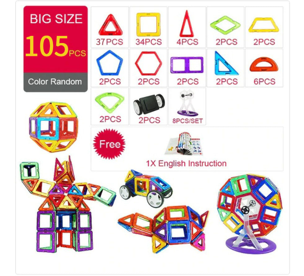 Magnet Assembling Construction Piece Toy Bricks