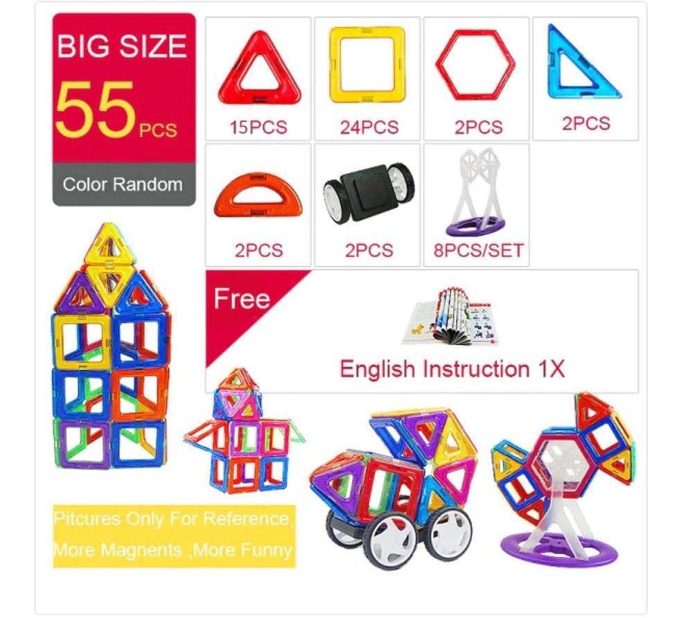 Magnet Assembling Construction Piece Toy Bricks