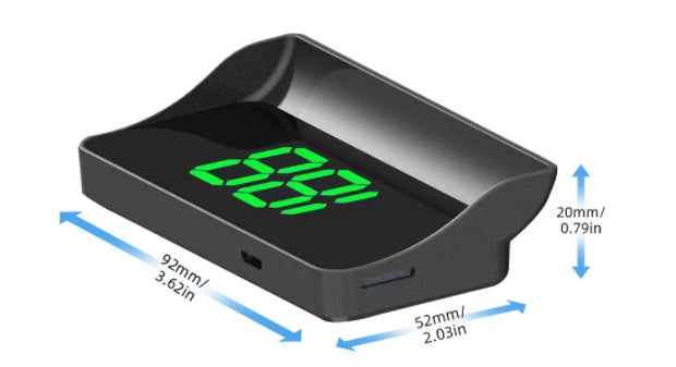 Car Hud Head-up Display GPS Velometer